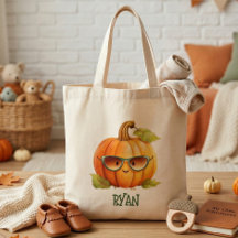 Sac à main personnalisé Citrouille Mignonne d'Auto