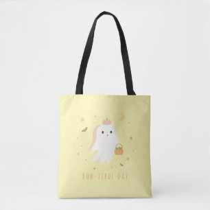 Sac à main personnalisé Cute Ghost Boo-tiful Day