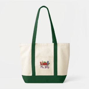 Sac à main personnalisé pour enseignant brodé sur