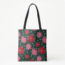 Sac à main Poinsettias de Noël Préparatoire Lumine