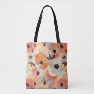 Sac à main Poppies Aquarelle Pastel