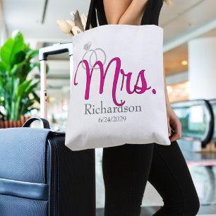 Sac à main pour jeune mariée avec anneaux de maria