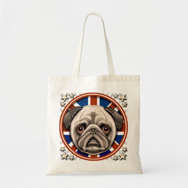 Sac à main Pug d'Angleterre (Devant)