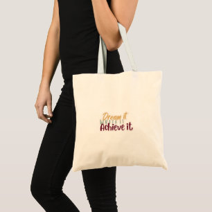 Sac à main « Rêvez-le, écrivez-le, réalisez-le »