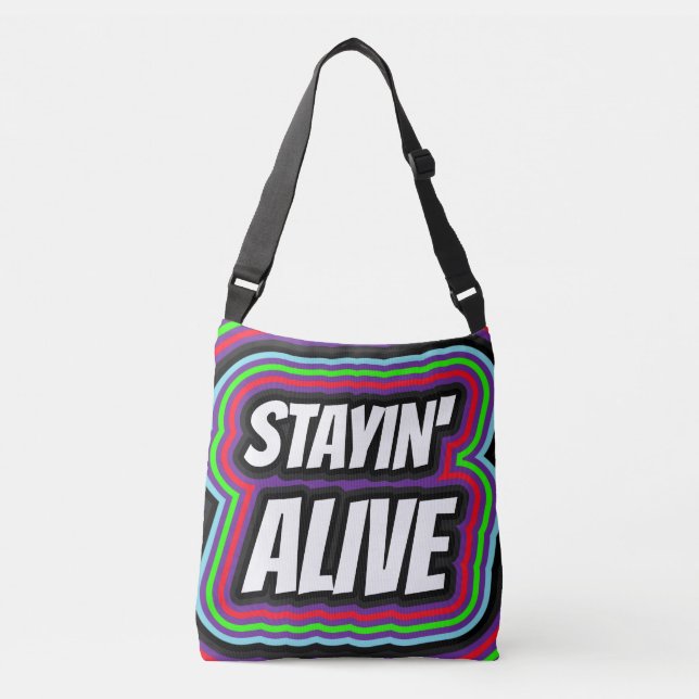 Sac à main tout-terrain VINTAGE STAYIN 'ALIVE (Devant)