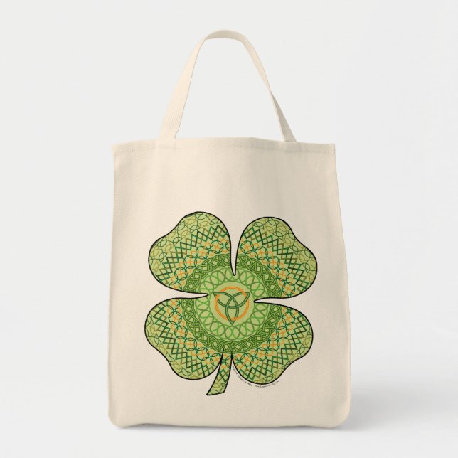 Sac à main trèfle celtique (Devant)