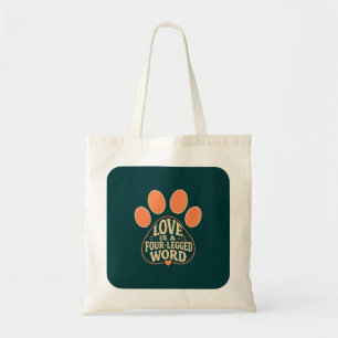 Sac à main typographie empreinte de patte pour pro