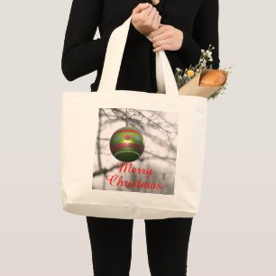 Sac à main vert pour les ornements de Noël