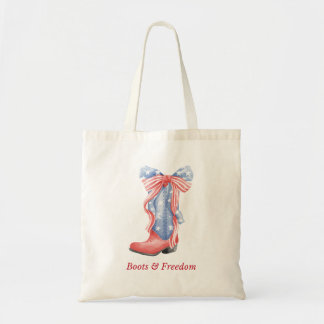 Sac à main western Boots & Freedom patriotique