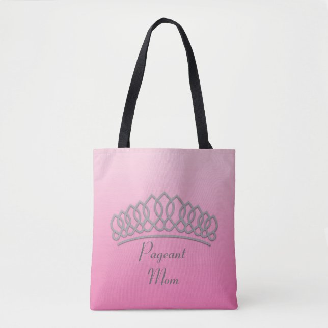 Sac à maman Pageant Rose et Argent Tiara (Devant)