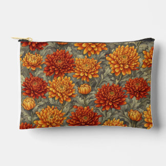 Sac à maquillage floral d'automne