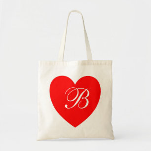 Sac à motifs monogramme Cœur Rouge