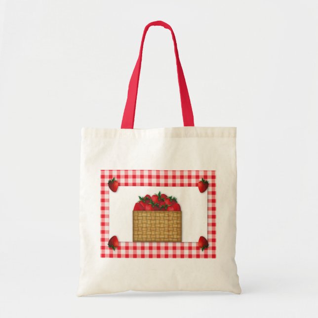 Sac à panier fraise (Devant)