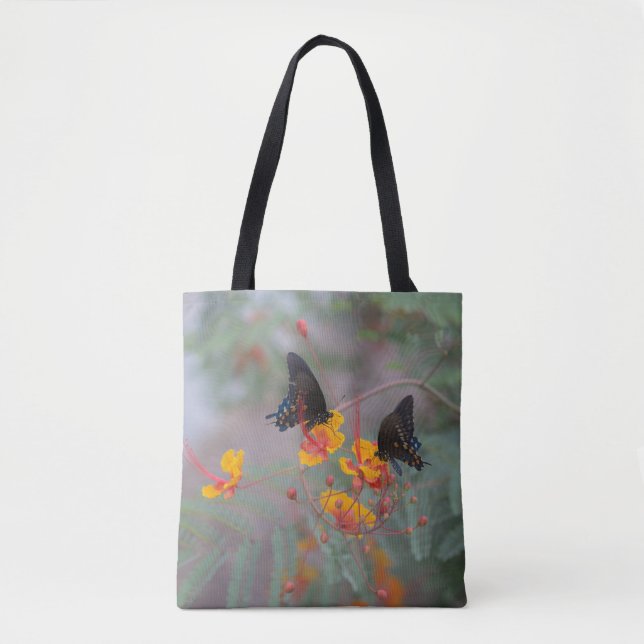 Sac à papillon - Jardin de deux papillons (Devant)