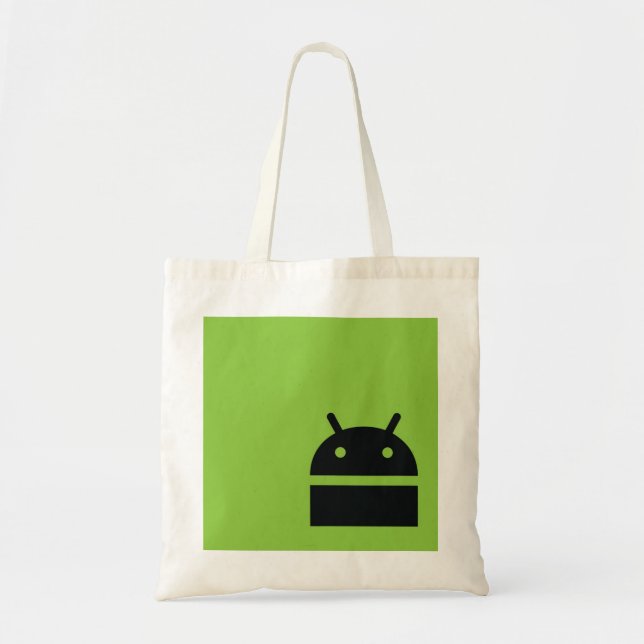 Sac à provisions androïde du marché - logo (Devant)