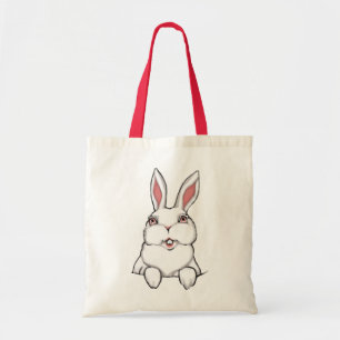 Sac à provisions d'art de lapin de Pâques de sac