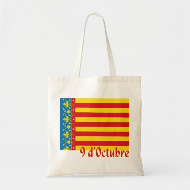 Sac à provisions de drapeau de Valence (Devant)