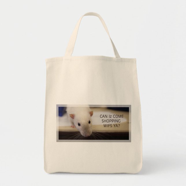 Sac à provisions de fantaisie de rat (Devant)