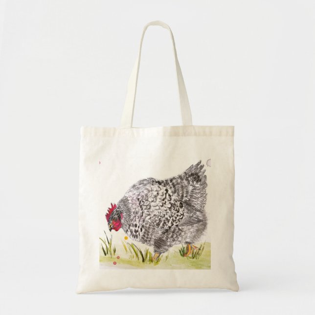 Sac à provisions de poulet de poule de Mary (Devant)