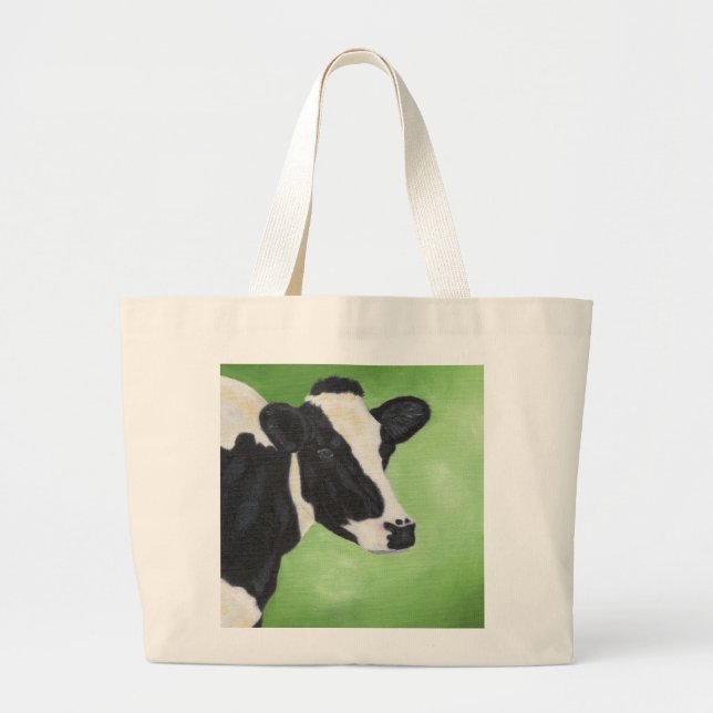 Sac à provisions de vache du Holstein (Devant)