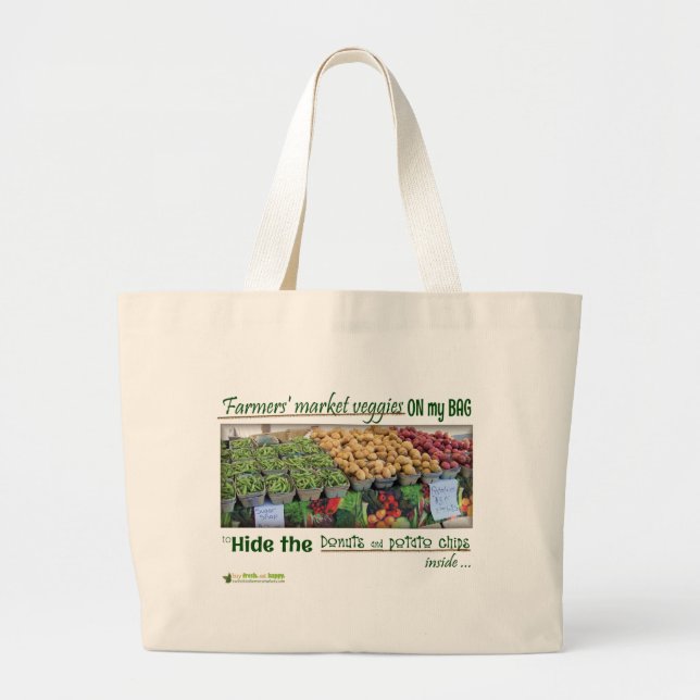 Sac à provisions du marché des agriculteurs (Devant)