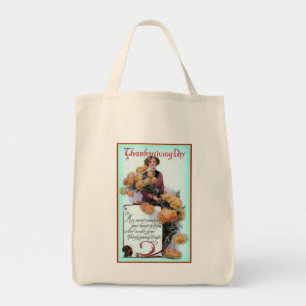 Sac à provisions en toile pour Thanksgiving