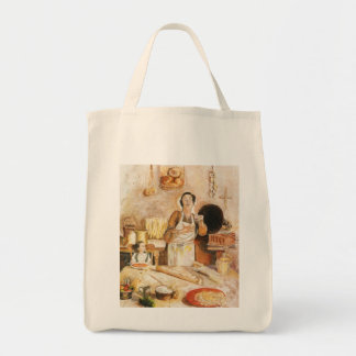 Sac à provisions, la "cuisine de la grand-maman "