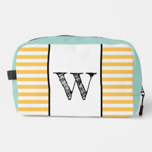 Sac à rayures personnalisées avec Trim Aqua