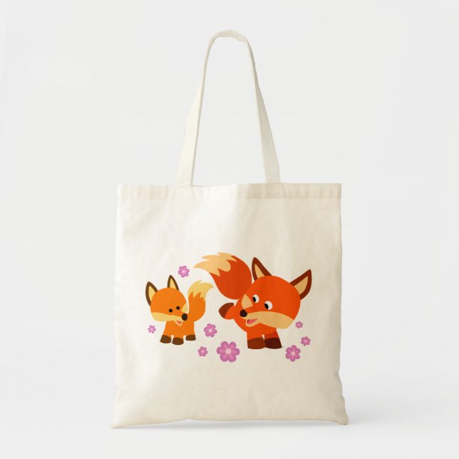 Sac à renards joli en caricature (Devant)