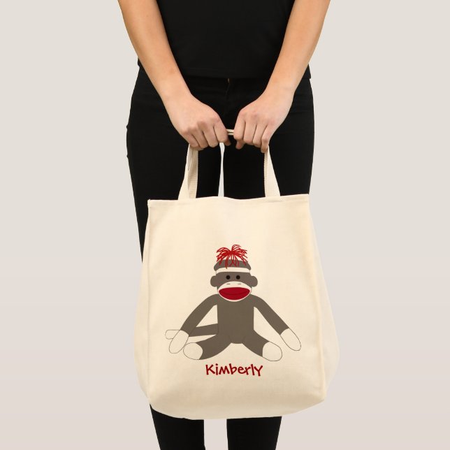 Sac à singe soyeux personnalisé (Devant (produit))
