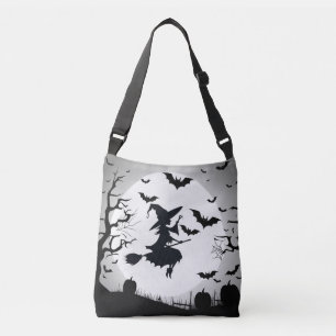 Sac à thème sorcière, Sac à Halloween de style got