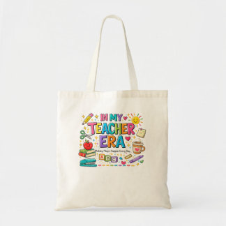 Sac à Tote Coloré pour Enseignants de Mon Ère d'En