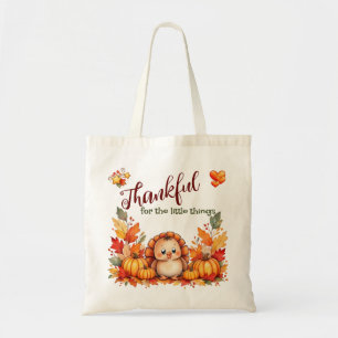 Sac à Tote de Thanksgiving Mignon Dindon Reconnais