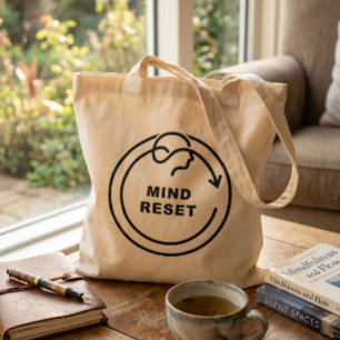 Sac à Tote Réinitialisation de l'Esprit Minimalist