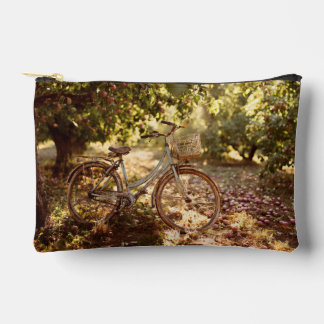 Sac à vélo vintage de forêt automnale