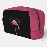 Sac à vin de Flamant rose personnalisé