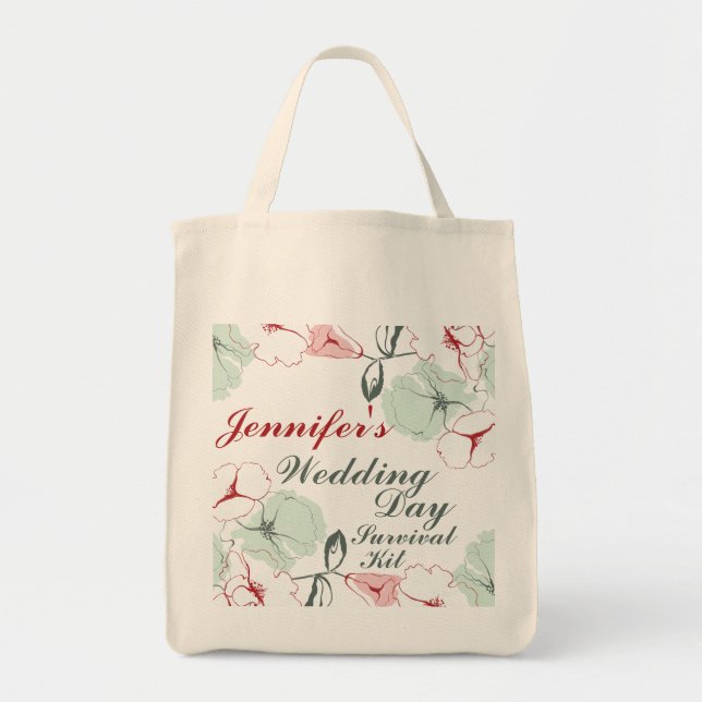 Sac Abstrait de trousse de survie de jour de maria (Devant)