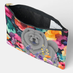 Sac Accessoire Grand Taille Blue Chow - JARDIN ZEN