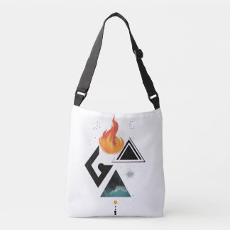 Sac Ajustable 4 éléments Epaule Fourre-tout - Terre, air, feu, e