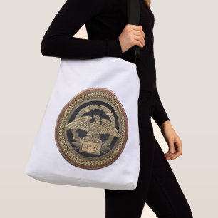 Sac Ajustable [700] Aigle impérial d'or romain sur médaillon d'o