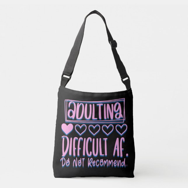 Sac Ajustable Adulte Adulte Difficile AF Ne Recommanderait Pas (Devant)