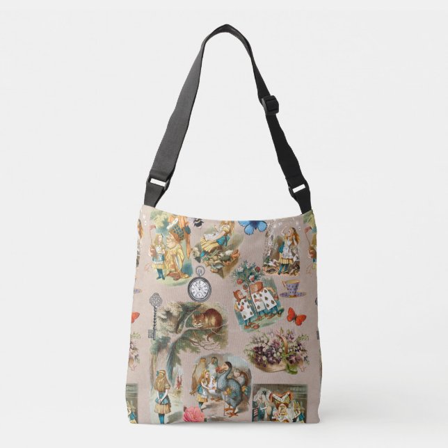 Sac Ajustable Alice à Wonderland Cheshire Cat Characters (Devant)
