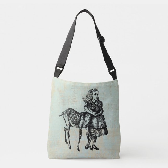 Sac Ajustable Alice avec Fawn Alice au pays des merveilles (Devant)