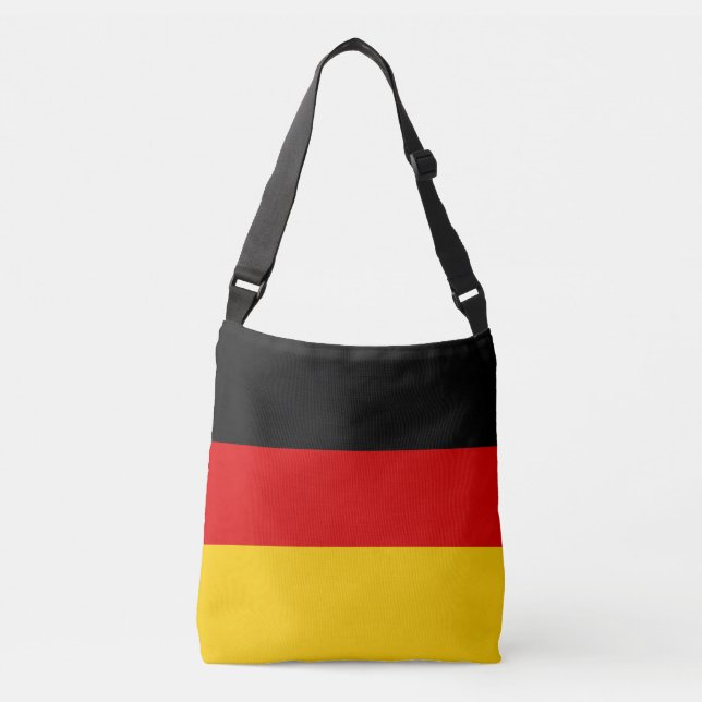 Sac Ajustable Allemagne Drapeau Couleurs Noir Rouge Or Deutsche  (Devant)