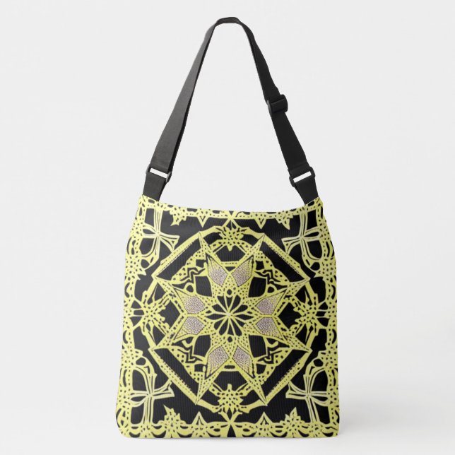 Sac Ajustable Allure Motif noir et or (Devant)