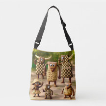 Amis Bizarres – Affiche Forest Checker & Dots Clan