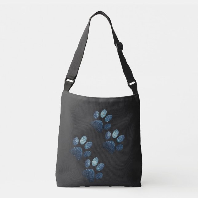 Sac Ajustable Amis chien étinceler bleu foncé (Devant)