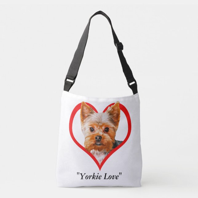 Sac Ajustable Amour de Yorkie (Devant)