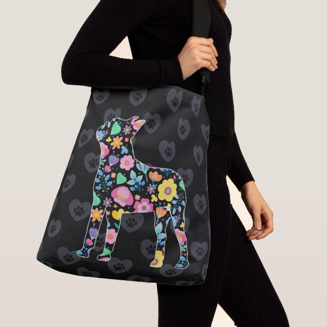 Sac Ajustable Amour mignon ma conception florale de Boston (De près)