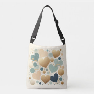 Sac Ajustable Amour Pastel Esthétique Abstrait Minimaliste Beige